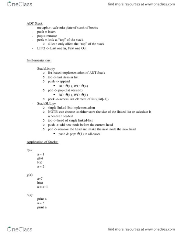 CS234 Lecture 12: ADT Stack - Oct 8.docx thumbnail