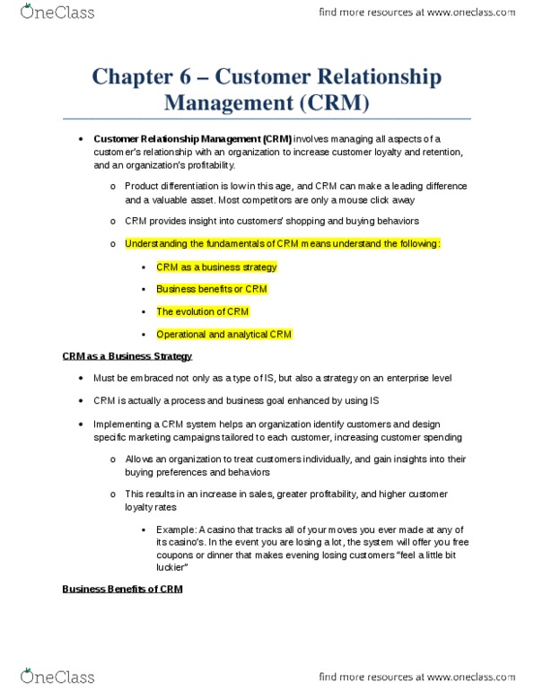 ITM 102 Lecture Notes - Lecture 1: Business Intelligence, Software As A Service, Scalability thumbnail