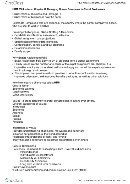 HRM200 Lecture Notes - Lecture 11: Opportunity International, Balance Sheet, Leadership Development thumbnail