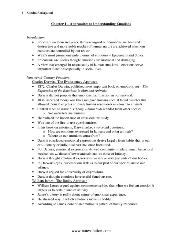 PSYC18H3 Lecture Notes - Sympathetic Nervous System, Supernormal Stimulus, Striatum thumbnail