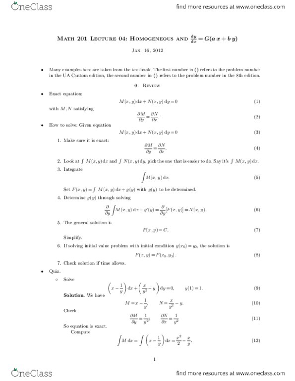 MATH201 Lecture 4: 4. Homogeneous and G(ax+by).pdf thumbnail