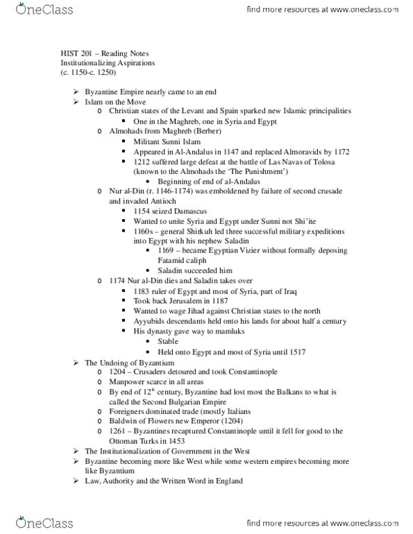 HIST 202 Chapter 6: HIST 201 – Reading Notes (Chapter 6).docx thumbnail