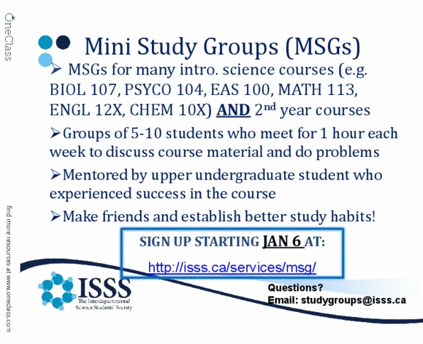 CHEM102 Lecture Notes - Lecture 7: American Chemical Society, Rate Equation, Erms thumbnail