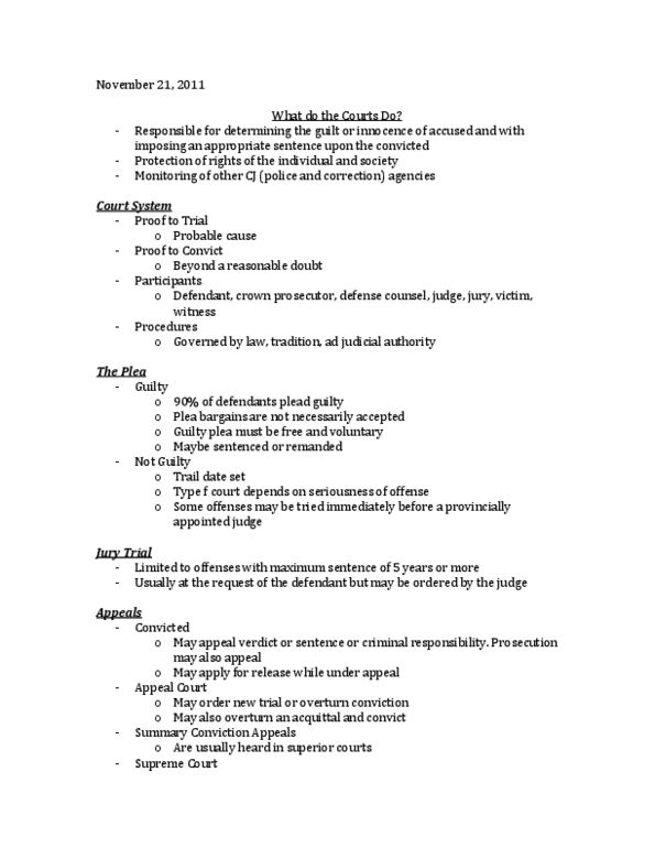 CRM 1300 Lecture : 8. What Do Courts Do?.docx thumbnail