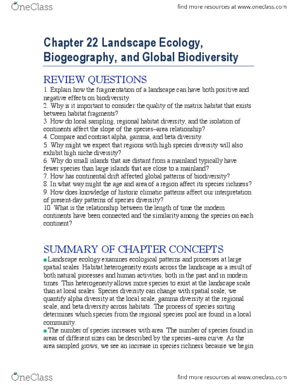 BIO205H5 Chapter 22: Landscape Ecology thumbnail