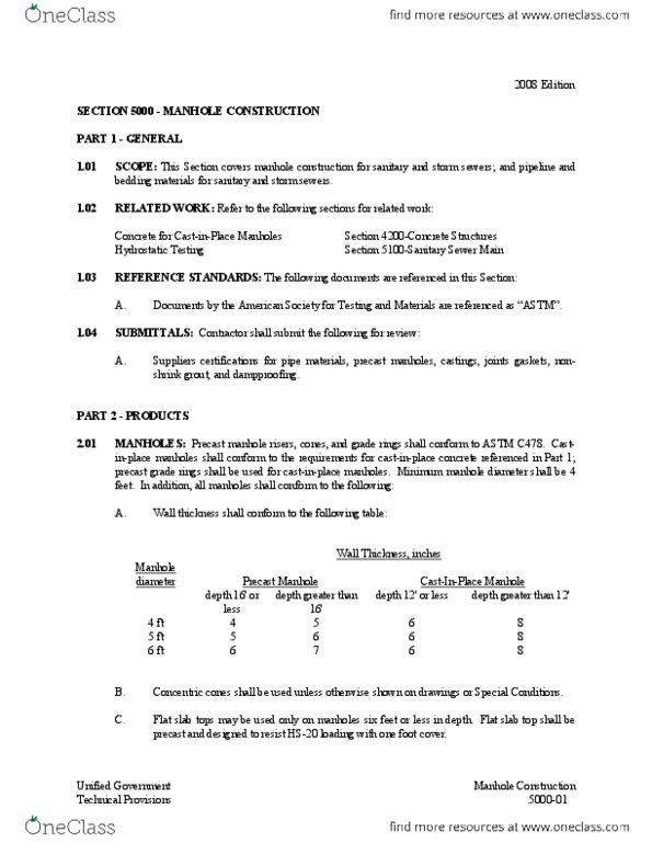 CM 2100 Lecture Notes - Lecture 13: Polyvinyl Chloride, Hydrostatic Test, Astm International thumbnail