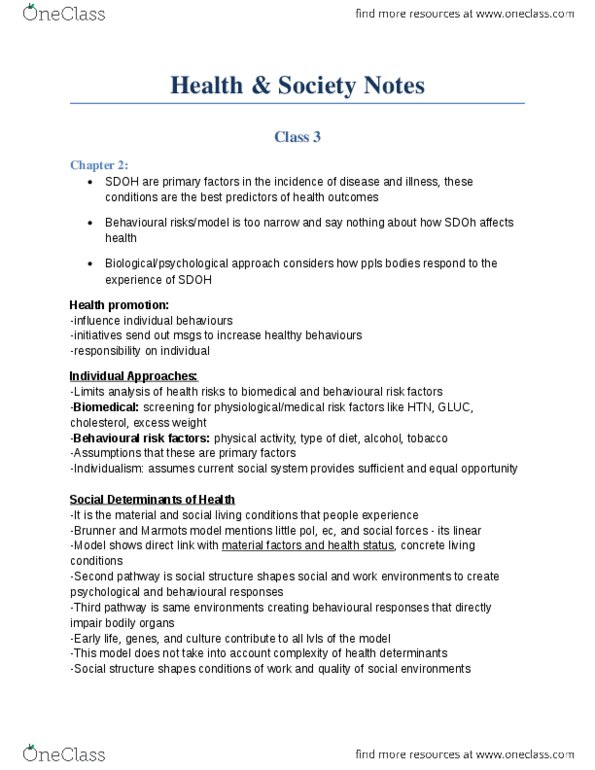 SOC 506 Chapter Notes - Chapter 3: Health Literacy, Literacy Test, Birth Weight thumbnail