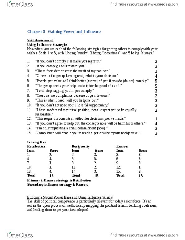 HROB 3100 Lecture Notes - Lecture 5: Interpersonal Attraction, Collectivism, Cognitive Dissonance thumbnail