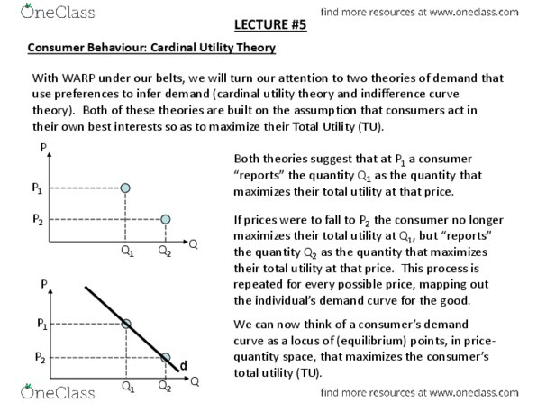 ECON201 Lecture Notes - Lecture 5: Cardinal Utility, Siriusxmu, Demand Curve thumbnail