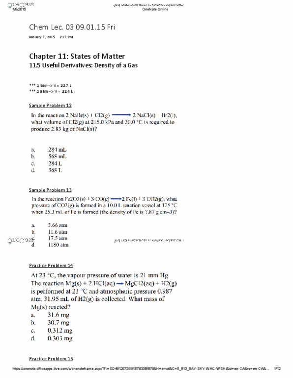 CHMA11H3 Lecture Notes - Lecture 3: Root Mean Square thumbnail