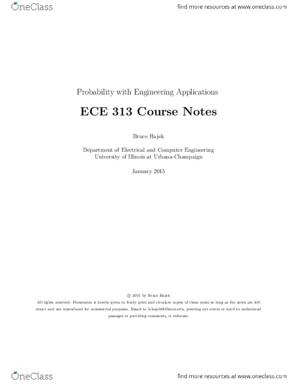 ECE 313 Chapter 1-5: probabilityJan15 thumbnail