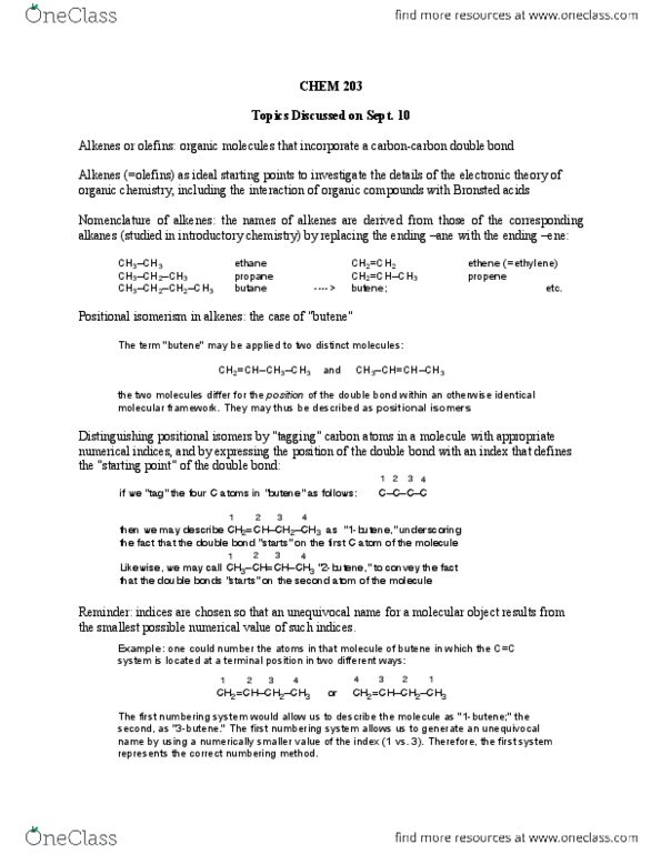 CHEM 205 Lecture Notes - Lecture 4: Butene, Trigonal Planar Molecular Geometry, Rotational Energy thumbnail