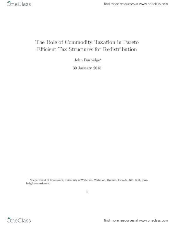 ECON401 Lecture Notes - Lecture 9: John Burbidge, Expenditure Function, 96.5 Wave Fm thumbnail