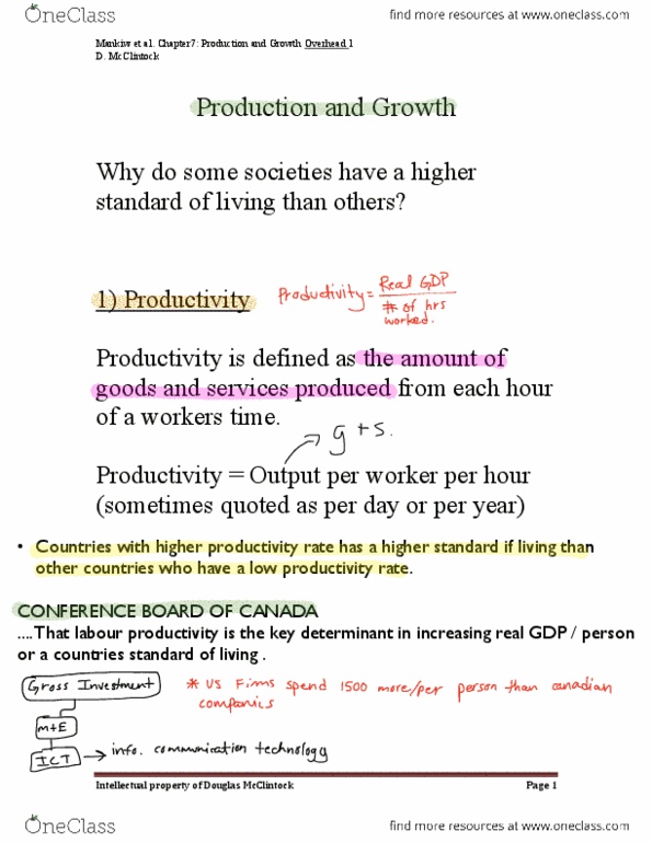 ECON 203 Lecture 9: Chapter 7_ Production and Growth thumbnail
