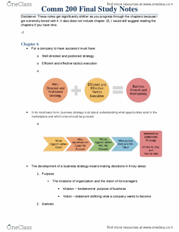 Health Sciences 3290A/B Chapter Notes - Chapter 1-10: Monopolistic Competition, Bargaining Power, Operations Management thumbnail