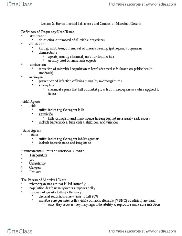 BIOL 2P98 Lecture Notes - Lecture 5: Desiccation, Radiography, Formaldehyde thumbnail