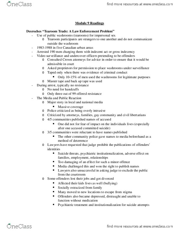 SOC327 Chapter 0: Module 9 Readings - Tearoom Trade thumbnail