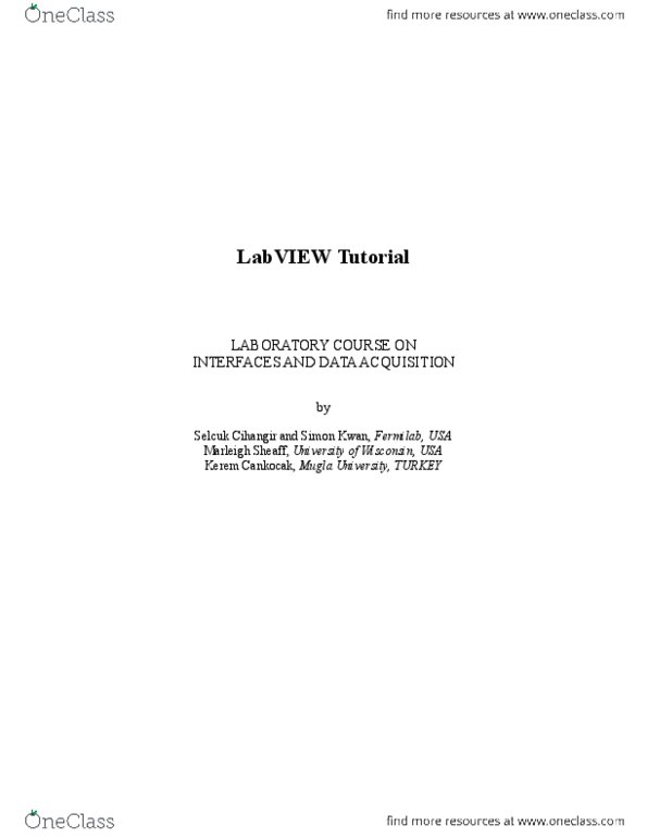 AMST 211 Lecture Notes - Lecture 19: Labview, Start Menu, Shift Register thumbnail