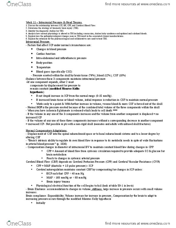 PAT 20A/B Lecture Notes - Lecture 11: Dementia, Cranial Vault, Otitis Media thumbnail