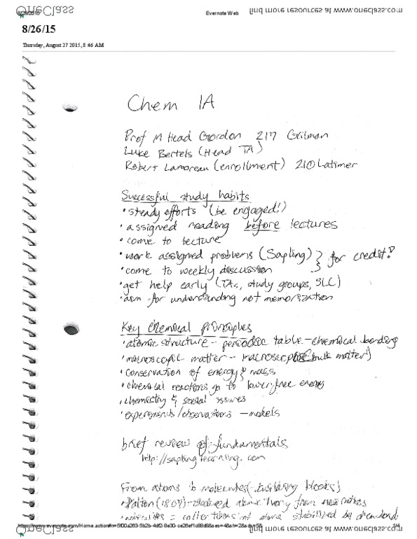 CHEM 1A Lecture 1: Chem 1A Lecture 1 thumbnail