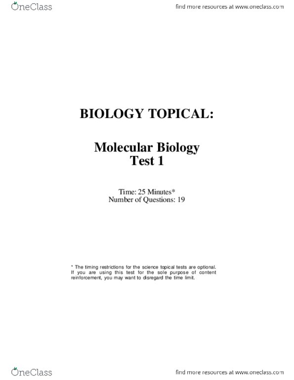 BISC 102 Lecture Notes - Lecture 6: Somatic Cell, Anaerobic Respiration, Base Pair thumbnail