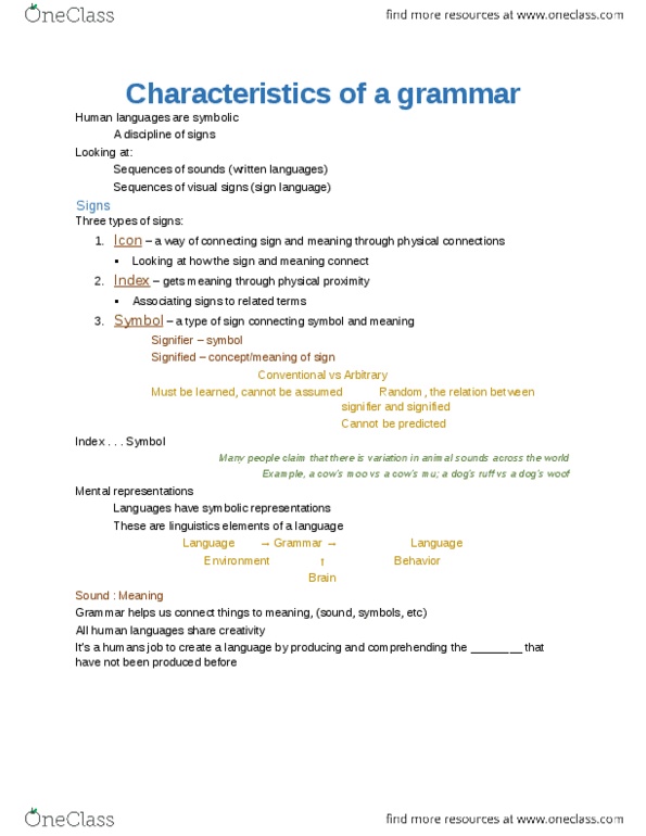 LING 100A Lecture Notes - Lecture 2: Tnf Receptor Associated Factor, Linguistic Competence, Linguistic Description thumbnail