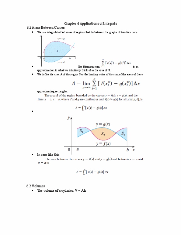 MATH100 Chapter Notes - Chapter 6: Mean Value Theorem thumbnail