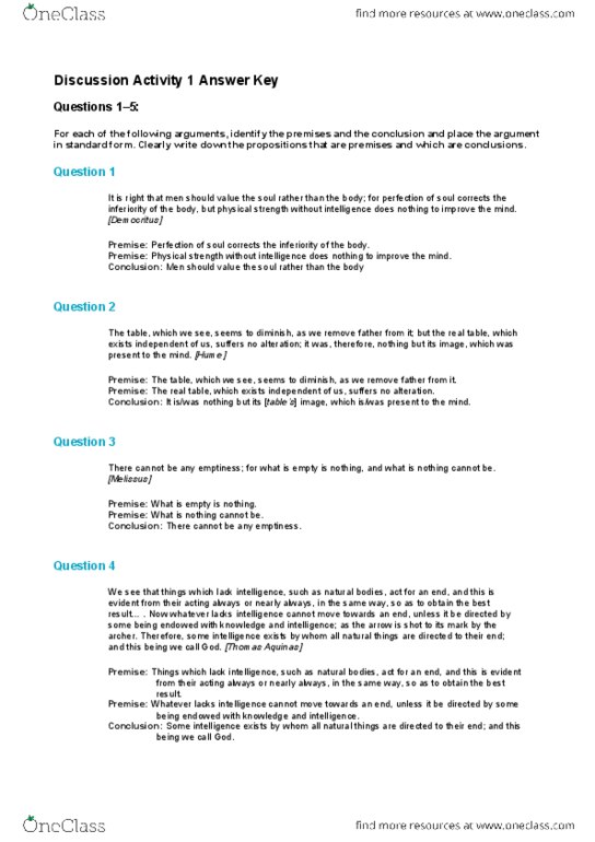 PHIL 120 Lecture Notes - Lecture 1: Melissus Of Samos, Physical Strength, Ad Hominem thumbnail