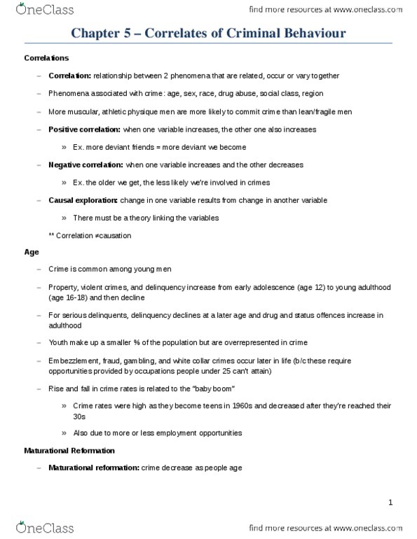 SOC225 Chapter Notes - Chapter 5: Embezzlement, Ower, Indian Register thumbnail