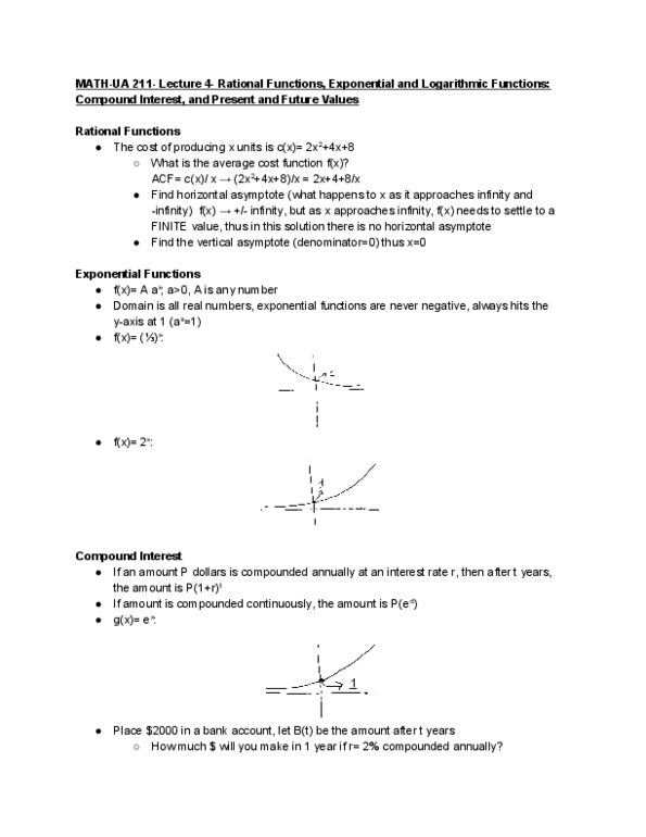 MATH-UA 211 Lecture Notes - Lecture 4: Asymptote thumbnail