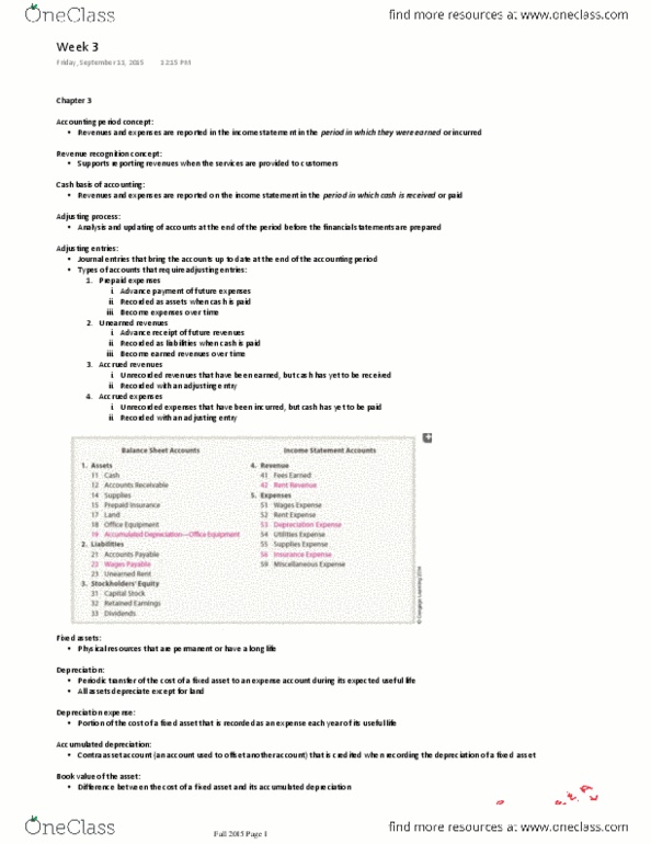 BMGT 220 Lecture Notes - Lecture 3: Revenue Recognition, Income Statement, Tral thumbnail