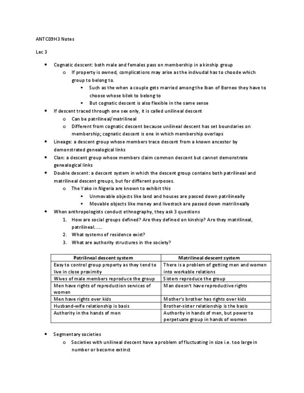 ANTC09H3 Lecture : lec 3.docx thumbnail