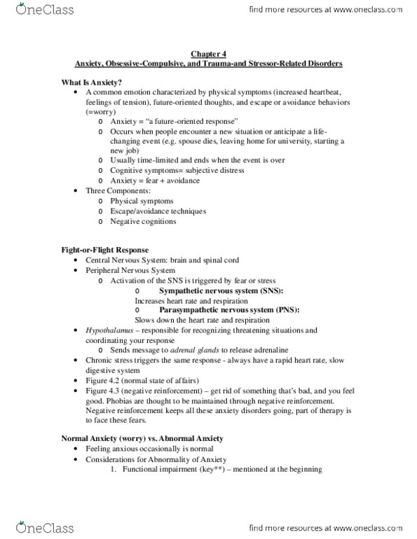 Psychology 2030A/B Chapter 4: Chapter/Lecture 4 thumbnail