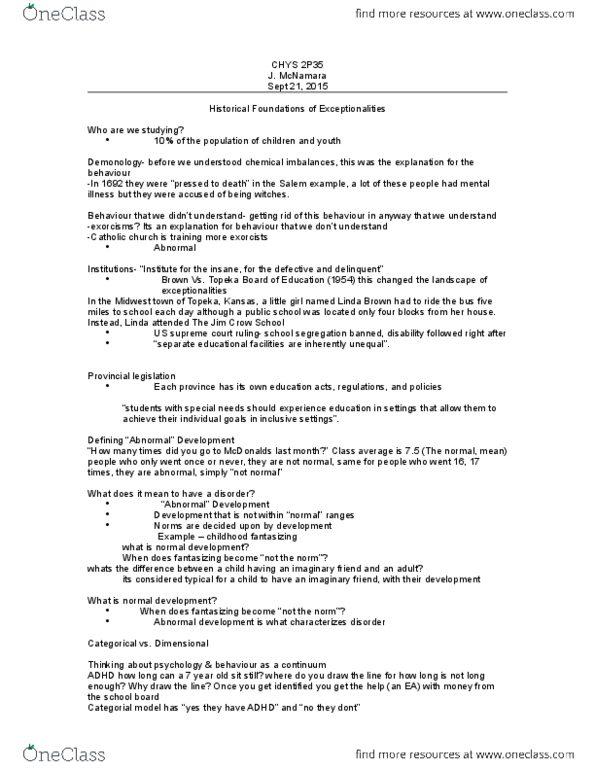 CHYS 2P35 Lecture 2: Lecture 2 chys 2p35 thumbnail