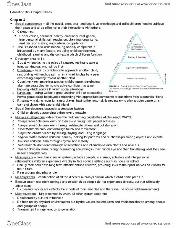 EDUC 322 Chapter Notes - Chapter ALL: Association For Supervision And Curriculum Development thumbnail