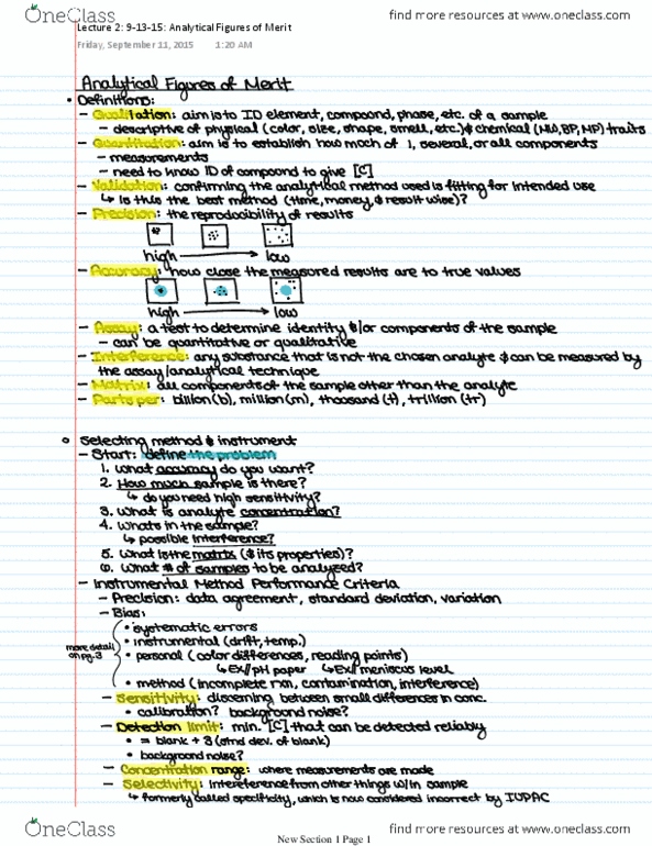 CHEM 2331 Lecture 2: Analytical Figures of Merit thumbnail