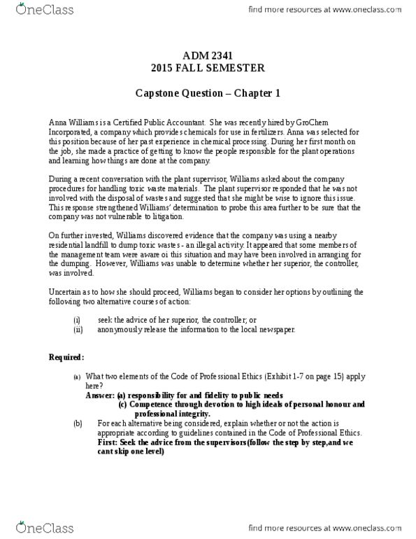 Adm 2341 Midterm Capstone Question Chapter No 1 Oneclass Adm 2341 Midterm Capstone Question Chapter No 1 Oneclass