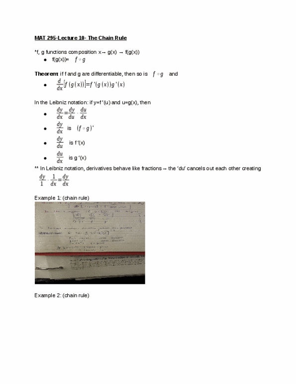 MAT 295 Lecture Notes - Lecture 10: Point Particle thumbnail