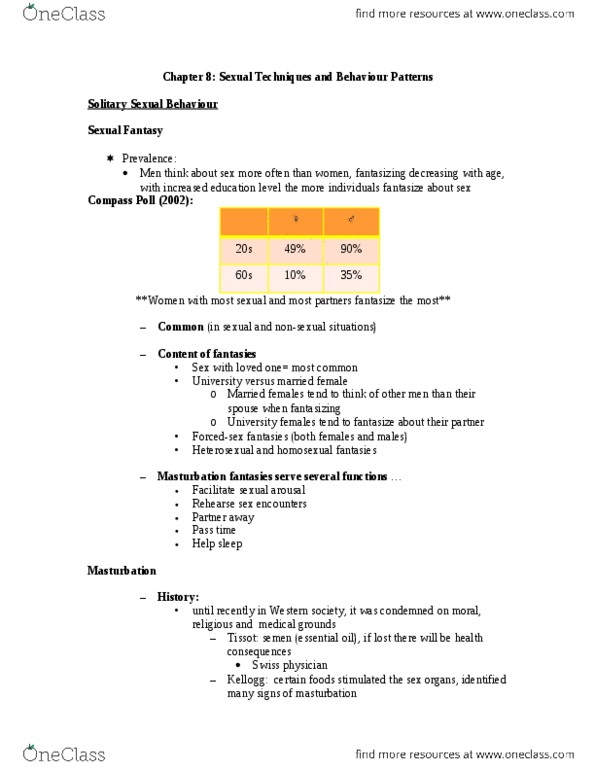 COLLAB 2D03 Lecture Notes - Lecture 8: Foreskin, Palpitations, Prostate Cancer thumbnail