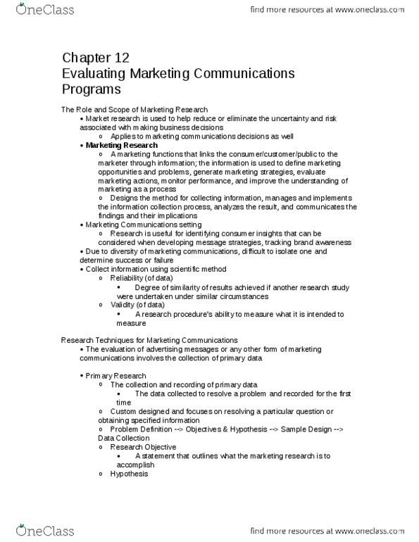 Management and Organizational Studies 3322F/G Chapter Notes - Chapter 12: Brand Equity, Interactive Advertising Bureau, Web Banner thumbnail