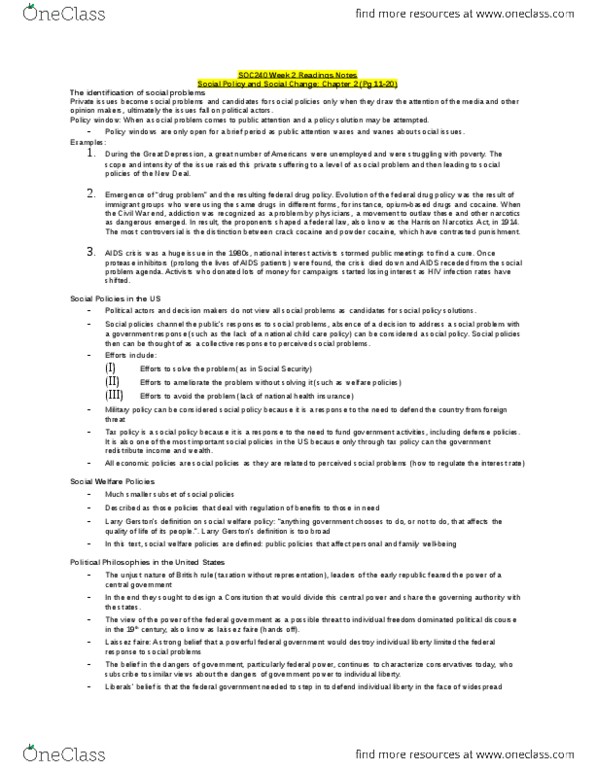 SOC240H5 Chapter 2: SOC240 Week 2 Readings thumbnail