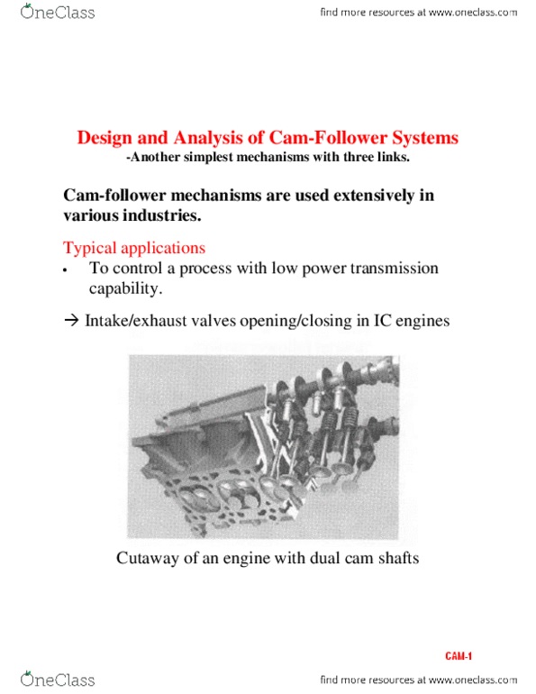 MEC 411 Lecture Notes - Lecture 2: Joule, Critical Path Method, Angular Velocity thumbnail