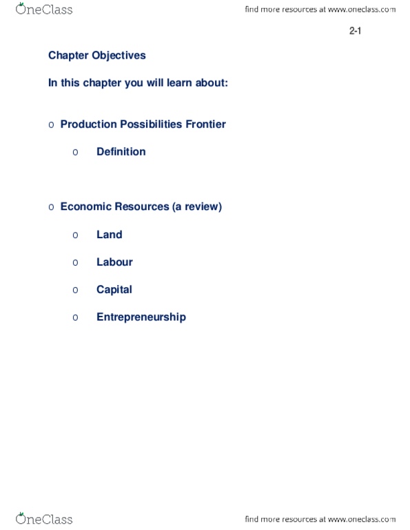 ECON 1BB3 Chapter Notes - Chapter 2: Macroeconomics thumbnail