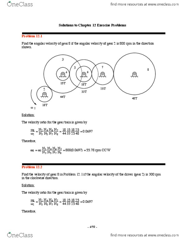 MEC 430 Chapter Notes - Chapter 12: Angular Velocity, Drive Shaft, Charlie Pace thumbnail