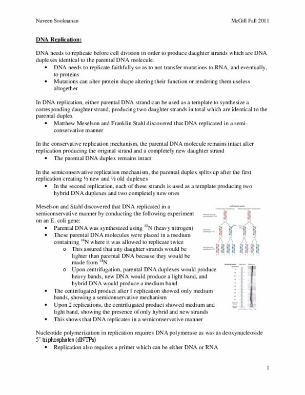 BIOL 200 Lecture Notes - Phosphodiester Bond, Provirus, Transfer Rna thumbnail