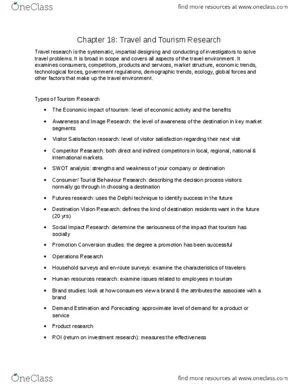 HTT 202 Lecture Notes - Lecture 12: Focus Group, Delphi Method, Swot Analysis thumbnail