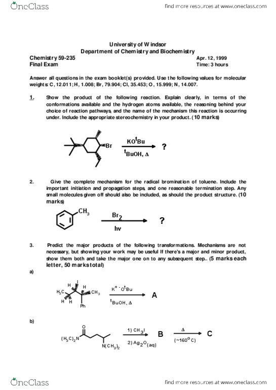 CHEM 2310 Lecture Notes - Lecture 4: Atep Rizal, Features Of The Marvel Universe, Elimination Reaction thumbnail