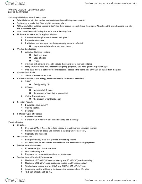 ENVE 4105 Lecture Notes - Lecture 6: Sun Path, Stack Effect, Volumetric Heat Capacity thumbnail