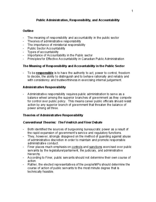 PAP 2300 Lecture Notes - Alternative Civilian Service, Formal System, Balance Wheel thumbnail