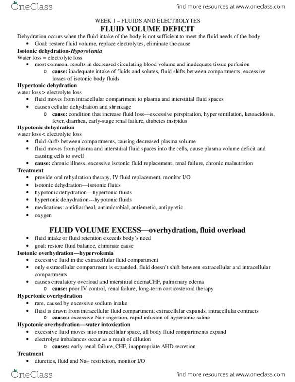 PAT 20A/B Lecture Notes - Lecture 1: Hyperinsulinism, Malabsorption, Hemolysis thumbnail